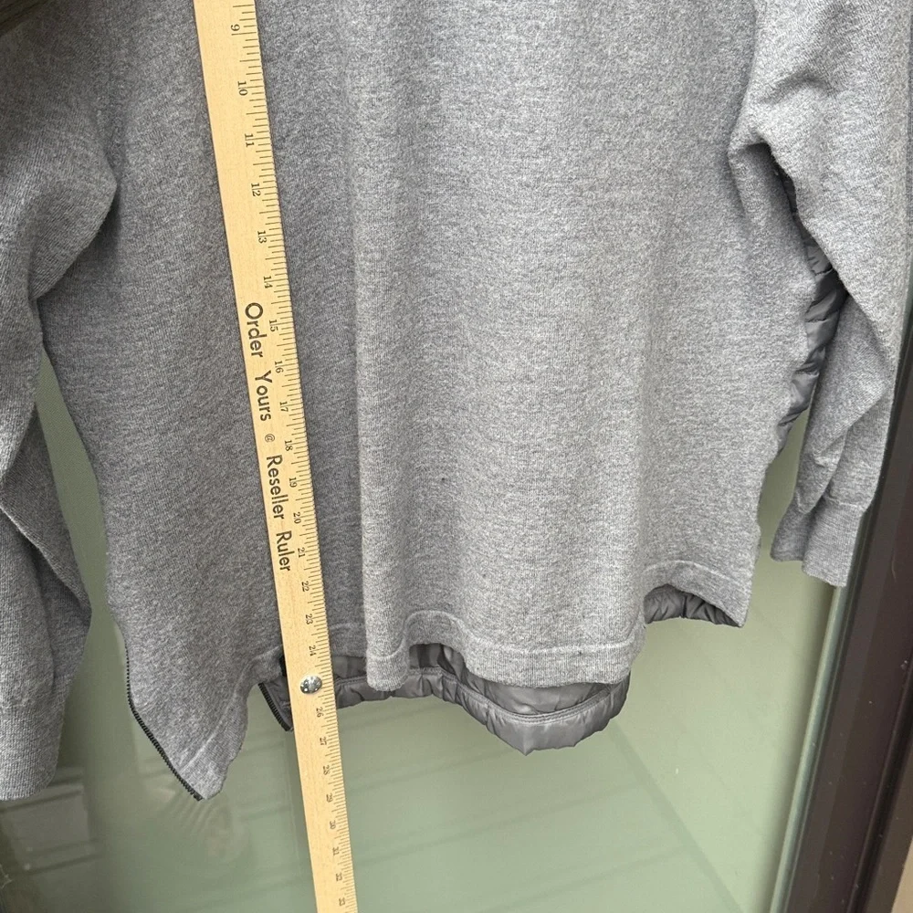 Polo Golf Ralph Lauren Men's XXL Paneled Merino Wool Sweater in Heather Gray
